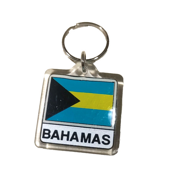 Bahamas Acrylic Keychain Souvenir - Picture 1 of 5